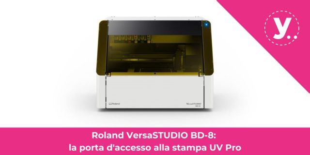 Copertina Roland VersaSTUDIO BD-8 la porta d'accesso alla stampa UV Pro